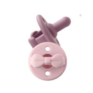 Itzy Ritzy Sweetie Soother Pacifier Set - Mauve/Pink